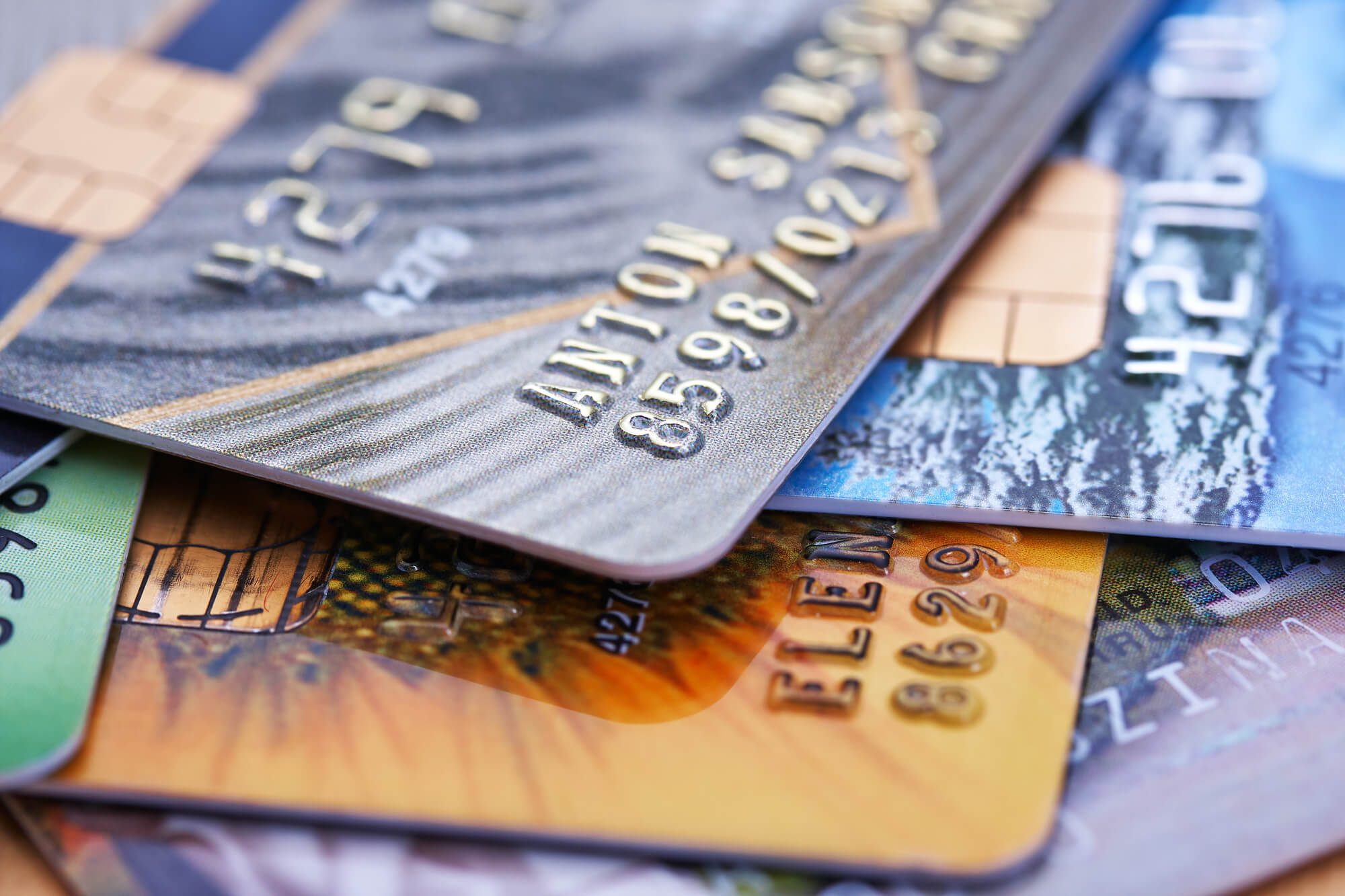 credit cards of someone Drowning in Credit Card Debt