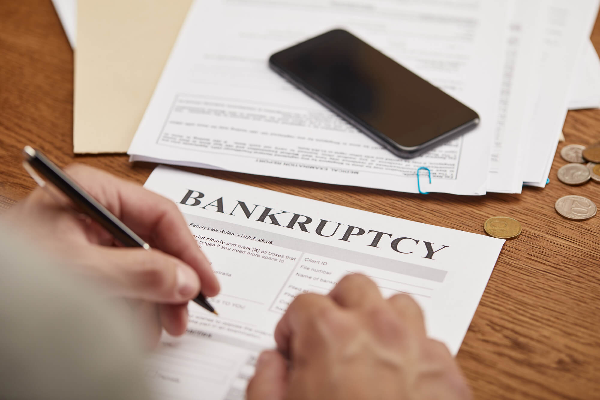 a businessman needing Bankruptcy Credit Counseling
