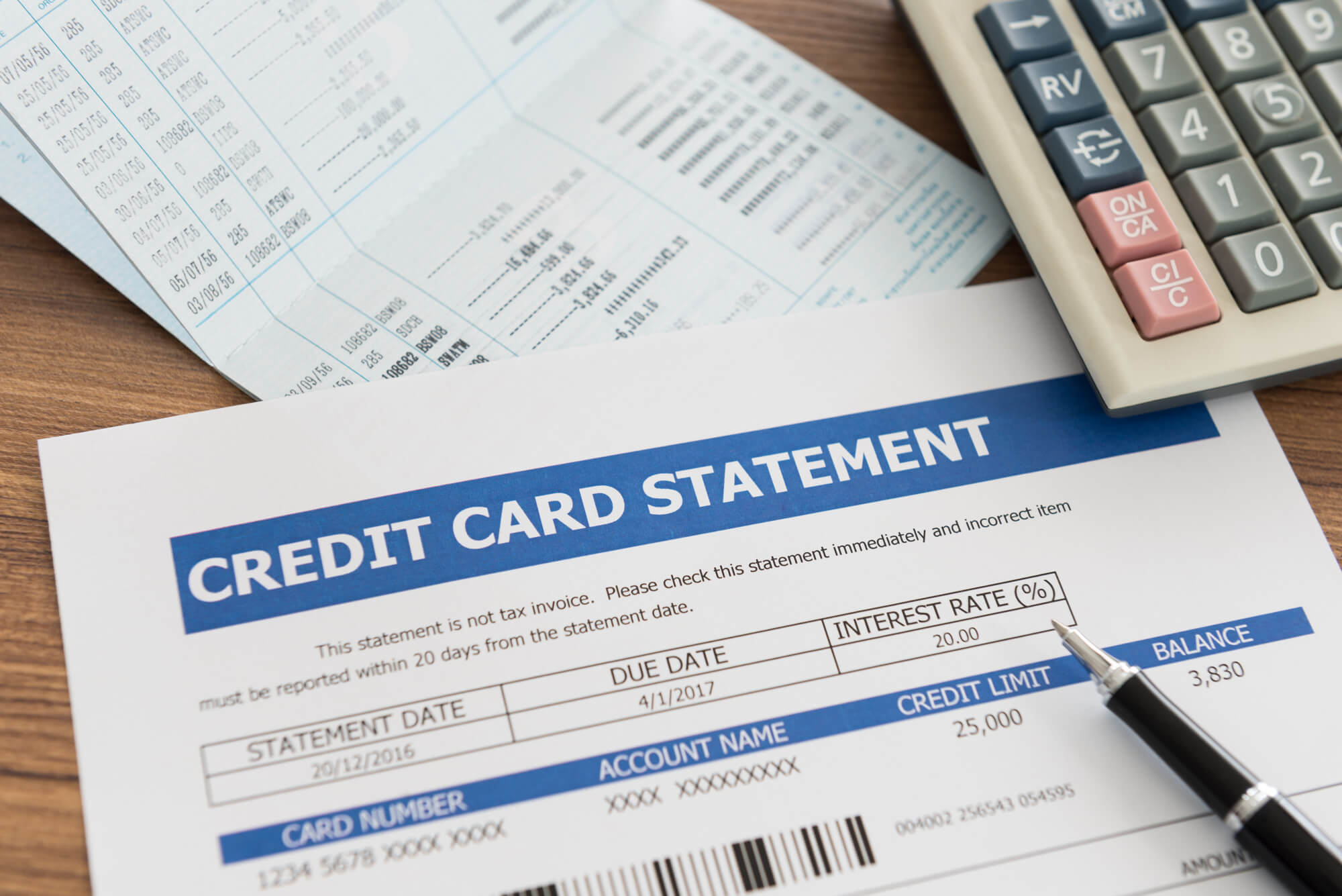 contemplating credit card counseling after reading credit card statement