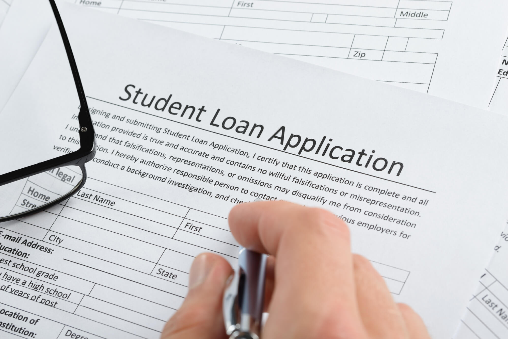 student loan application
